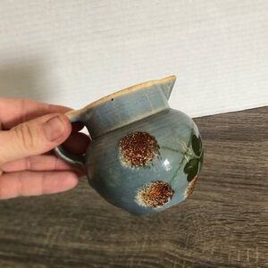 Antique Handcrafted Ceramic Pitcher